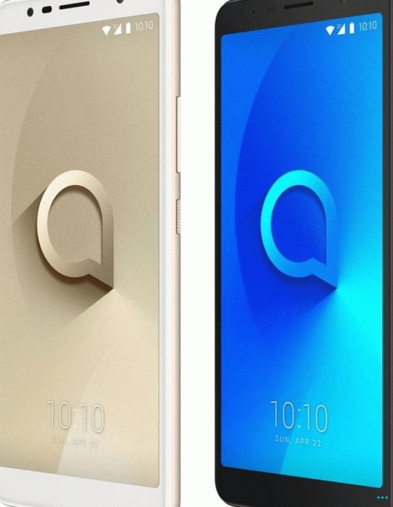 Alcatel 3C zlato črn